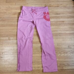 Thalia Sodi Pink Pants with Lace Detail
